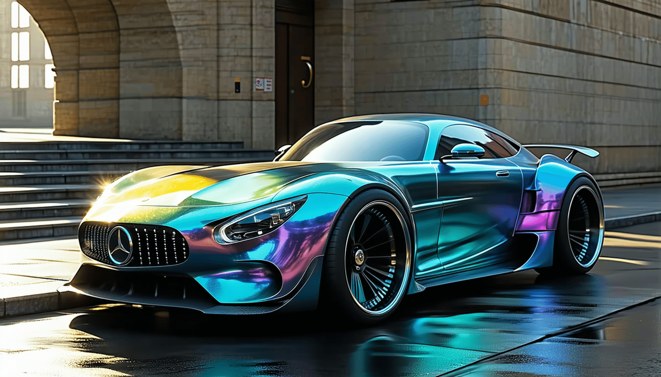 découvrez comment choisir une peinture de carrosserie innovante qui change de couleur selon les saisons pour donner à votre véhicule un look unique et tendance toute l'année.